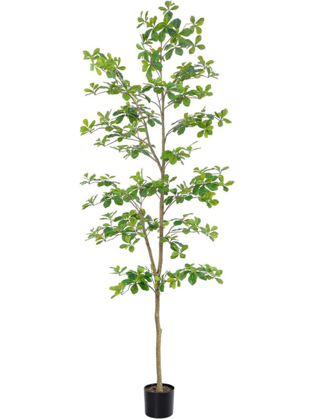 7ft Faux Olive Tree - Realistic Indoor Decor with Natural Trunk & Lush Leaves